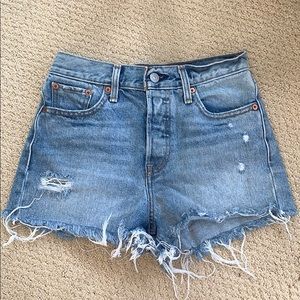 Levi’s Denim High Rise Shorts